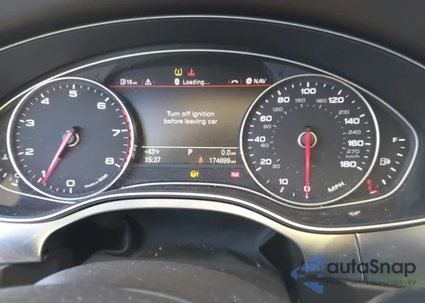 2013 Audi A6 3.0T Premium from USA, damaged, VIN WAUHGAFC3DN049625